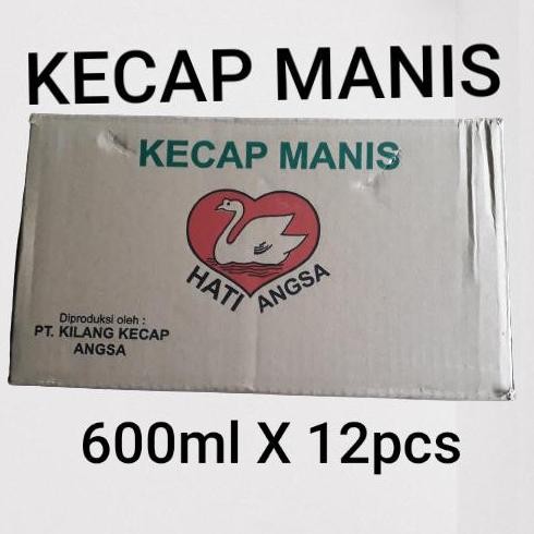

Promo Kecap Manis Angsa 600ml - Dus Isi 12 Botol, Kecap Manis Asli