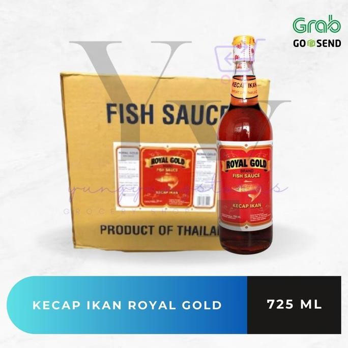 

Promo 1 Dus (12x725ml) Kecap Ikan Royal Gold | Fish Sauce Botol Masakan