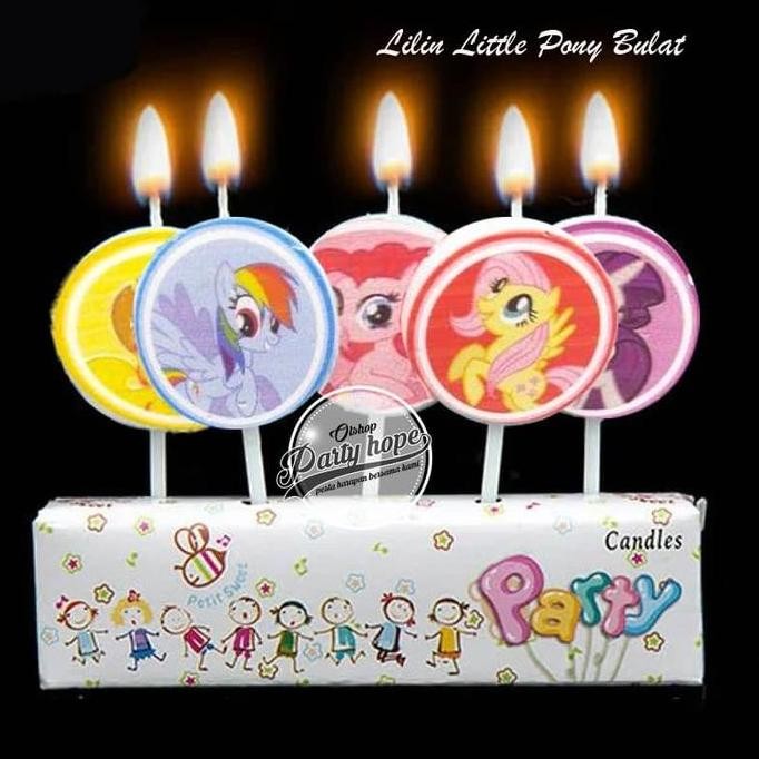 %$%$%$%$] lilin little pony bulat ultah lilin kue ulang tahun little pony bulat
