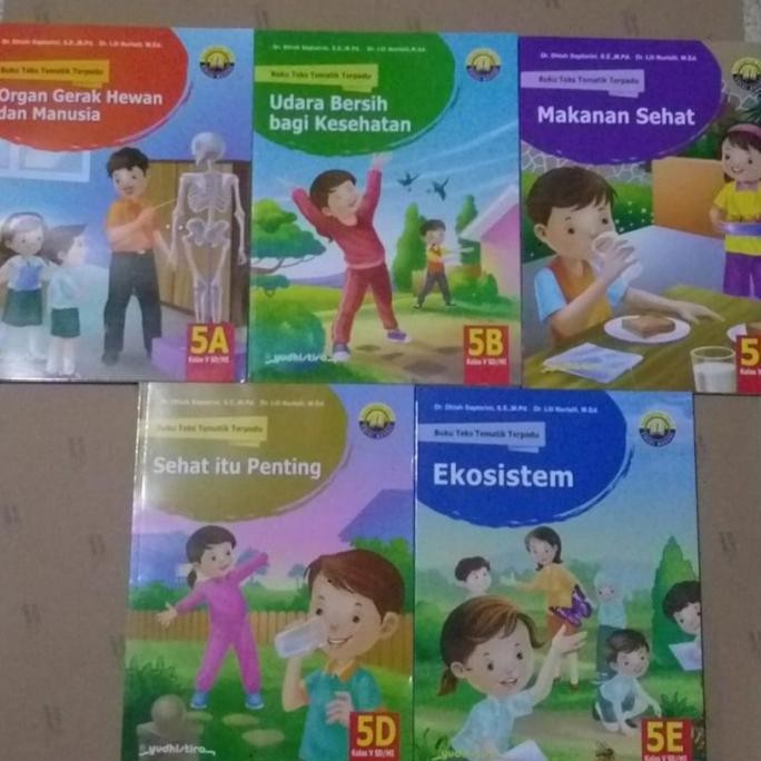 Buku Paket Tematik Sd Kelas 5 Abcde Yudhistira Kode 8527