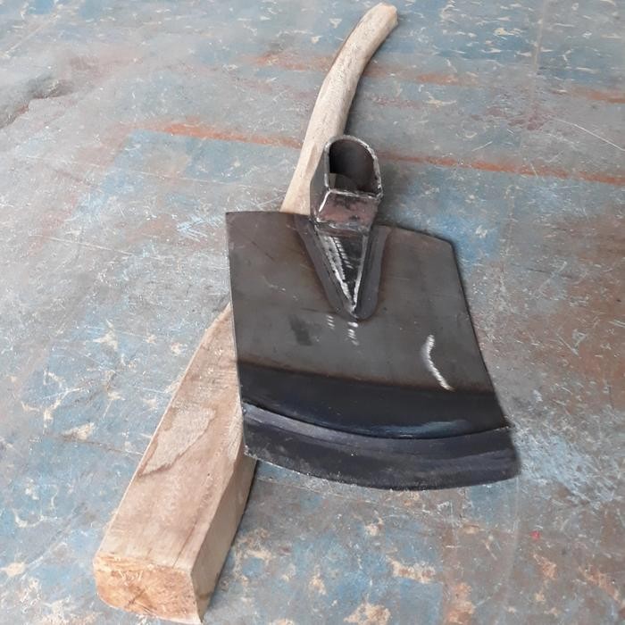 AS Cangkul Baja Asli Pacul Sindang Baja Anti Lengket Dan Gagang Kayu