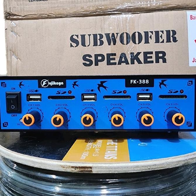 Ampli Walet Fujikaya FK 388 3 Player Garansi 1 Tahun #ampliwalet Amplifier