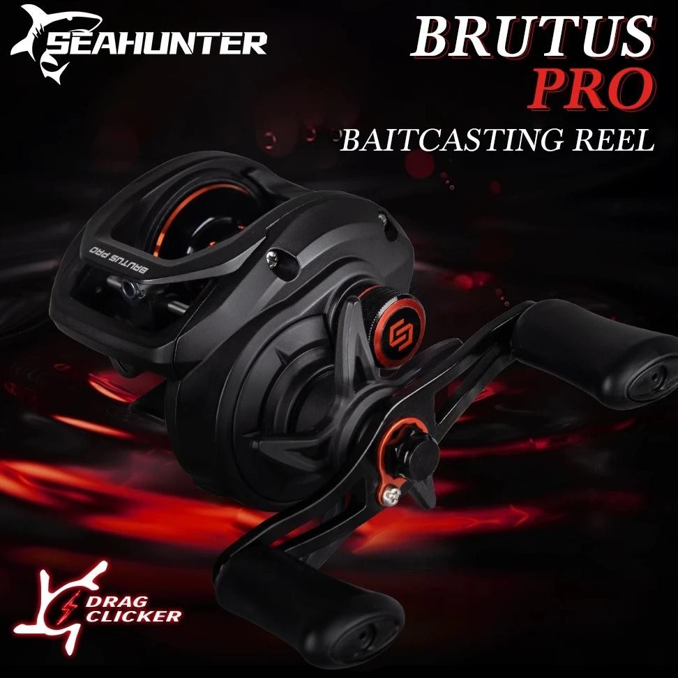 [OFFICIAL]SEAHUNTER x KastKing BRUTUS PRO Reel BC Baitcasting Reel Pancing,Drag Clicker,7.2:1 Gear R
