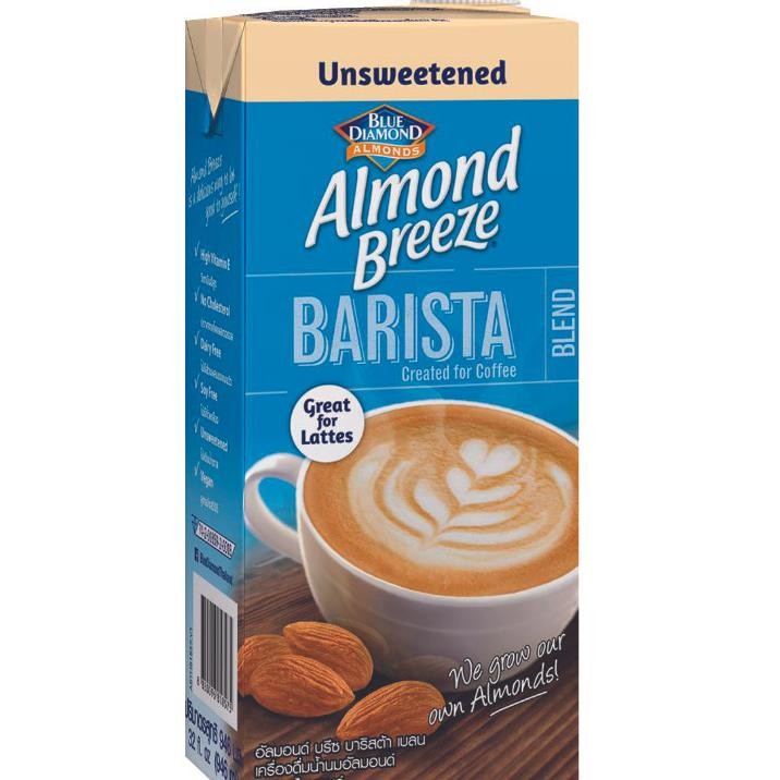 

Susu Almond Blue Diamond Almond Breeze Barista Unsweetened 946Ml