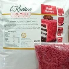 

La Kreiva Crumble Chocolate Red Veet 25Kg Matcha 25Kg Remahan Biskuit Coklat Redveet Cheese Cake Base Krumbel Biskuit
