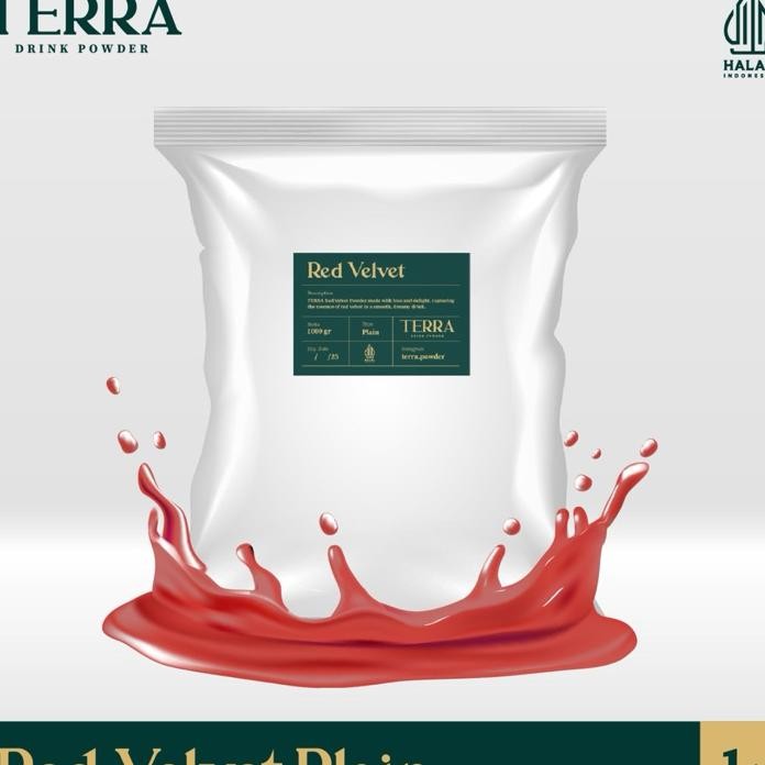

Terra Red Veet Plain Powder 1 Kg Bubuk Minuman Rasa Red Veet Tanpa Gula 1 Gr