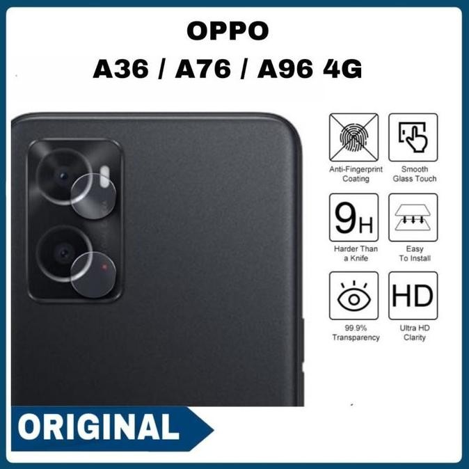 Produk Baru Tempered Glass Kamera OPPO A76 A36 A96 4G - Lensa Kamera 9H Anti Gores