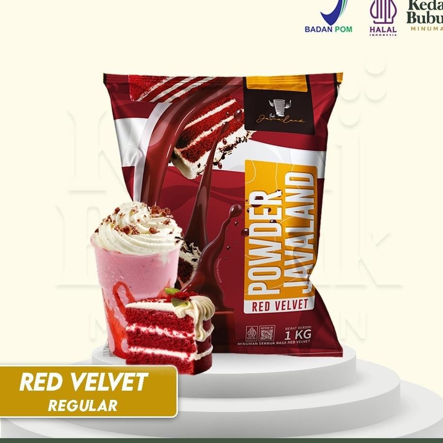 

Javaland Bubuk Minuman Rasa Red Veet 1Kg Regular Plain Powder Bubble Drink