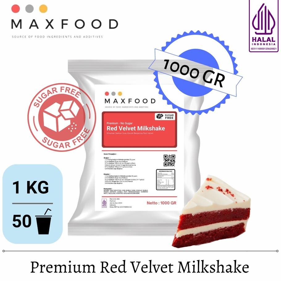 

Maxfood No Sugar Red Veet Milkshake Bubuk Minuman Milkshake Rasa Red Veet 1 Kg