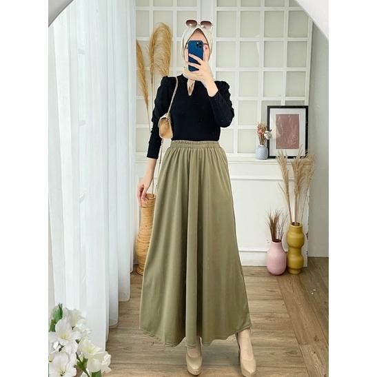 ROK POLOS MAYUNG PREMIUM / BASIC SKIRT / MAY SKIRT ROK PANJANG MURAH KERJA MUSLIMAH HIJAB NGANTOR KU