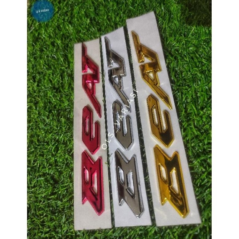 Sepasang Emblem logo stiker tulisan timbul beat / emblem logo motor beat / emblem beat / logo beat /