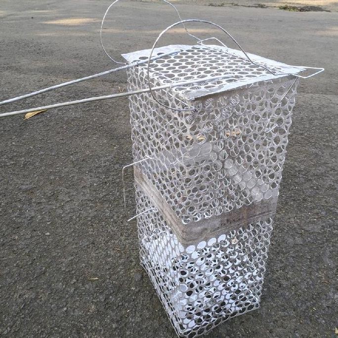Perangkap/Jebakan Biawak Musang Garangan Dengan Kawat Pengunci - 60X25X19Cm Kualitas Terbaik Harga T
