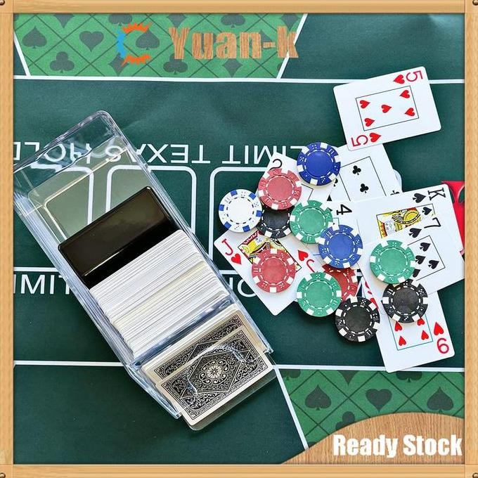 Dealer Card Shoe 6 Deck Acrylic Baccarat Blackjack Texas Holdem Poker