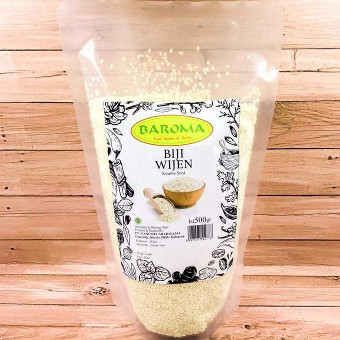 

Diskon! Wijen Putih 500Gr - Sesame Seed Baroma Rempah Dapur