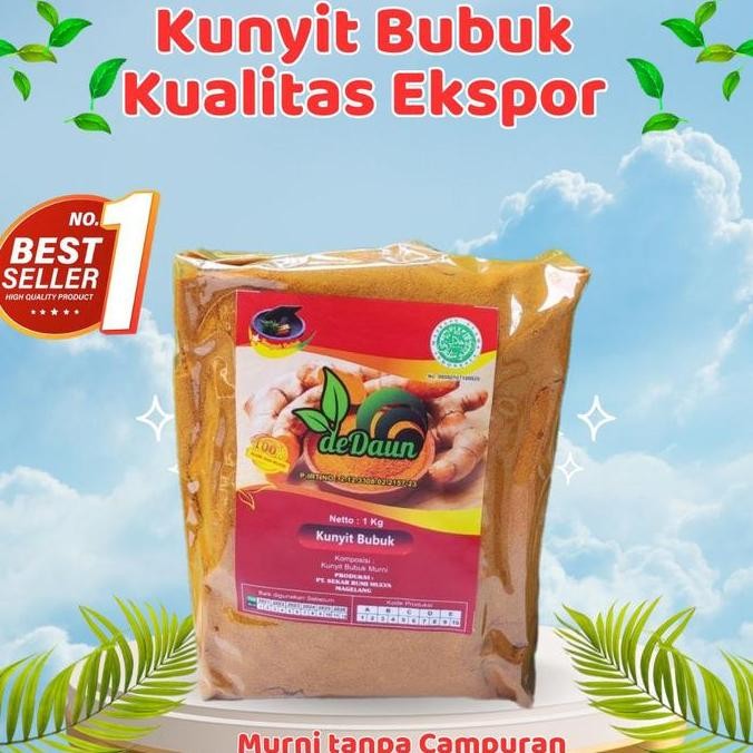 

Diskon! Kunyit Bubuk Murni 1Kg - Pure Turmeric Powder Asli