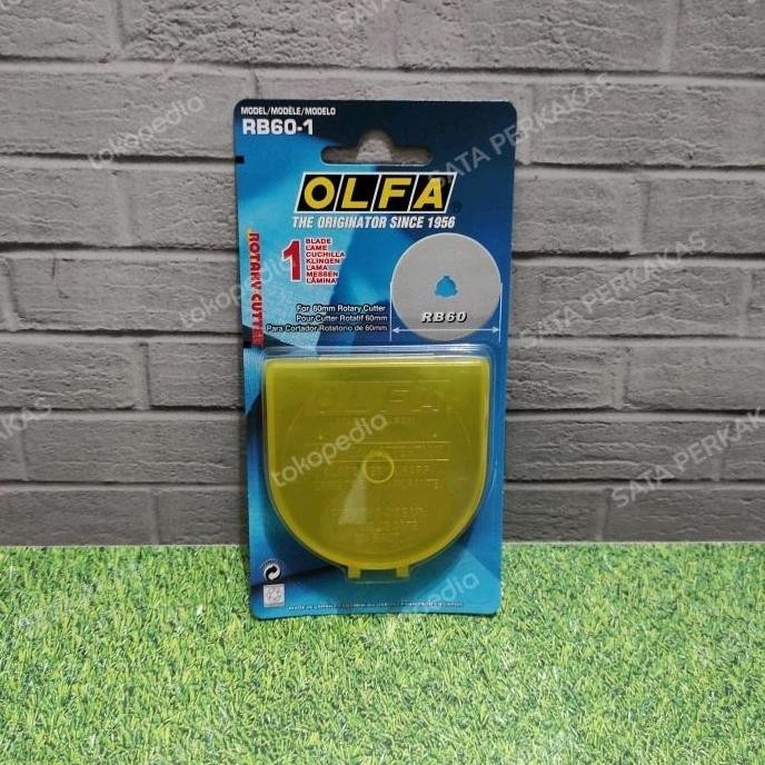 

Terbaru! Refill Rotary Blade Olfa Rb60-1 Untuk Cutter Olfa Rty-3/G, Rty-3/Dx