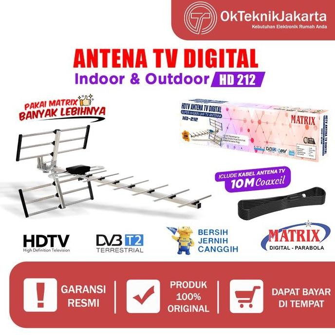 NEW MATRIX ANTENA DIGITAL HD2 / HD 2 / HD-2 FREE KABEL / ANTENA OUTDOOR MATRIX