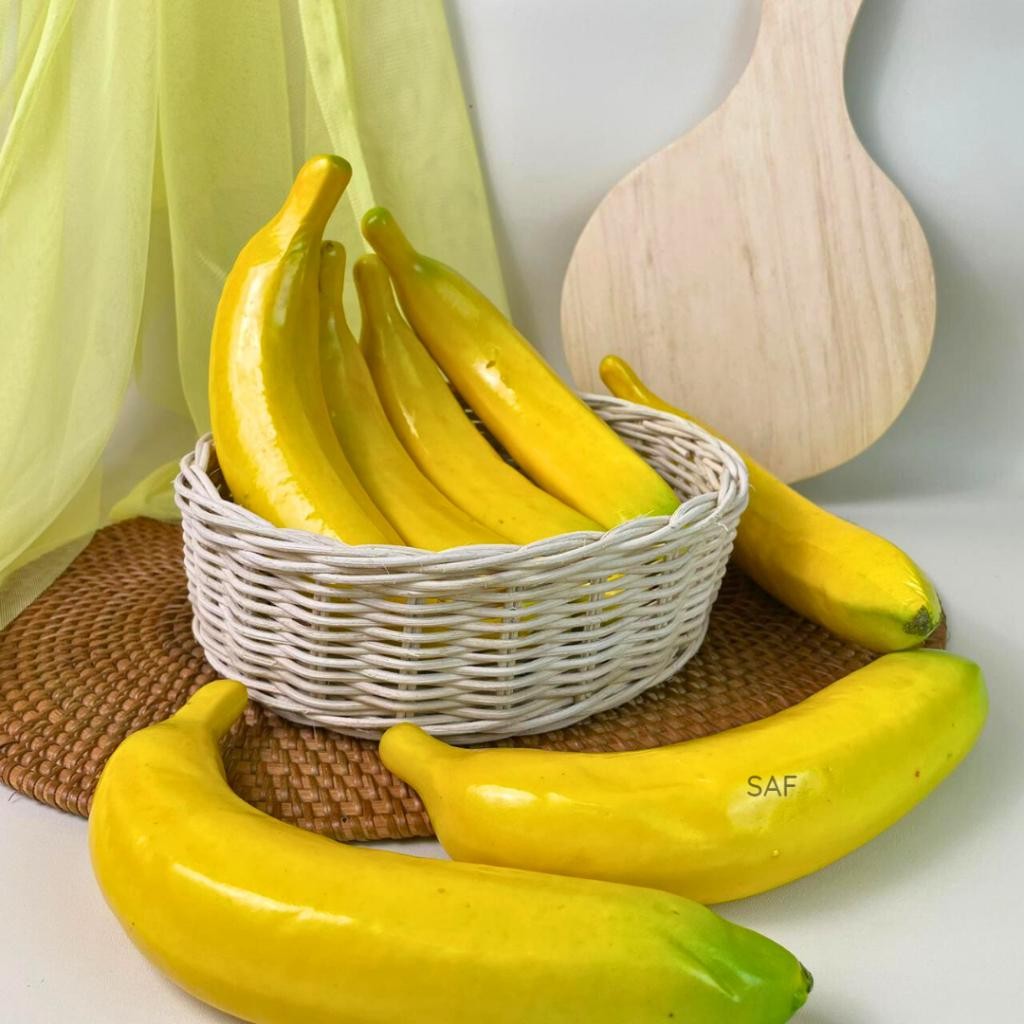 

Sf Saf Pisang Artificial - Fake Banana - Buah Plastik - Props Fotografi