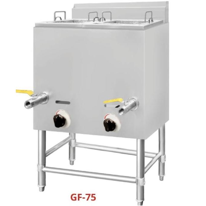 GETRA GF-75 Gas Deep Fryer (Alat Penggorengan Listrik) 2 Tank 14 Liter