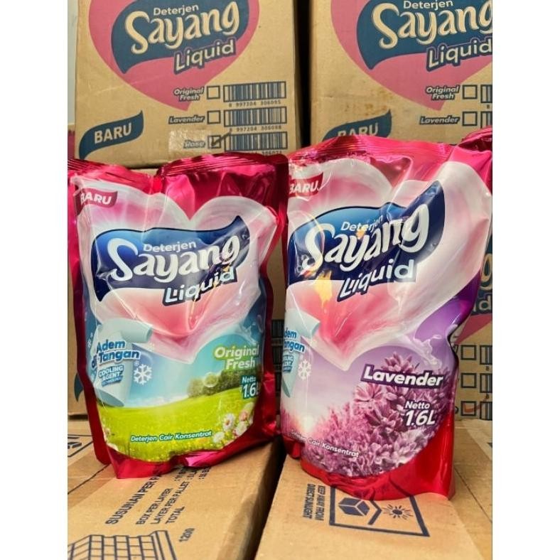 Termurah Detergen Sayang Liquid Cair 1,6L / 1600 Liter Ukuran Jumbo