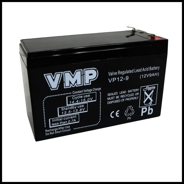 Aki UPS VMP 12V 9AH 10AH Baterai UPS Aki Kering Batere Battery VRLA
