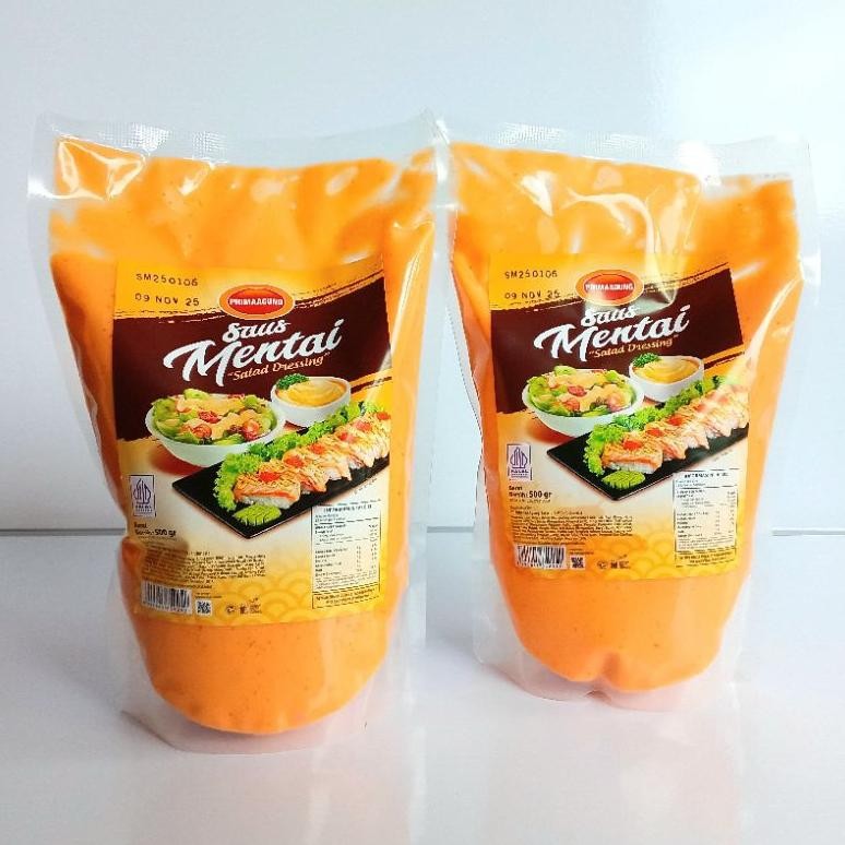 

Saos Sambal Mentai Prima Agung 500gr ( Pak ) [ Original ] aSt