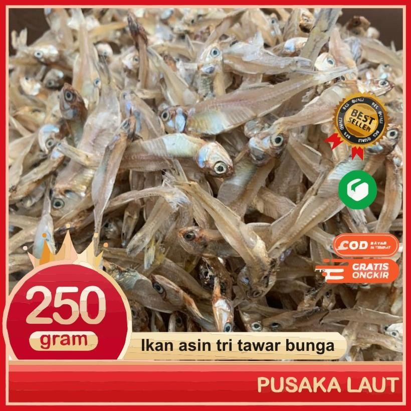 

Ikan Asin Teri Tawar Bunga Super Tri Bunga Premium 250 gr aSt