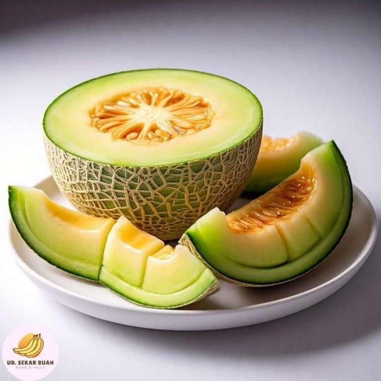 

[Kirim Instan] Melon Hijau Segar 1pcs 1.5kg Pengiriman Cepat aSt