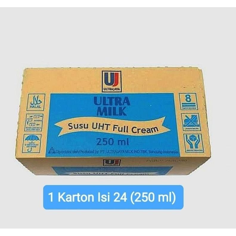 

Susu Ultra 250ml BIRU 1 Karton isi 24 aSt