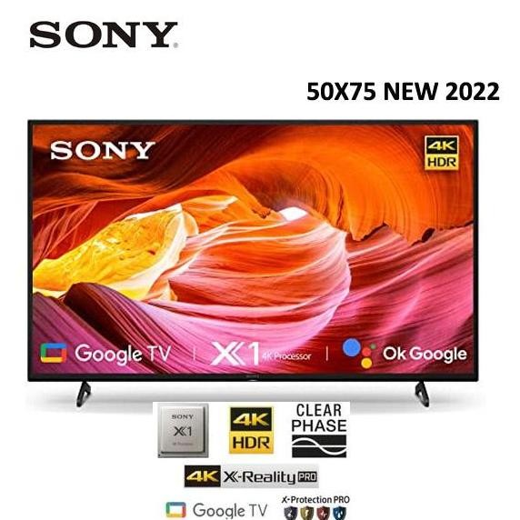 BEBAS ONGKIR - SONY BRAVIA UHD 4K ANDROID TV 50X75 DIGITAL TV GARANSI RESMI SONY