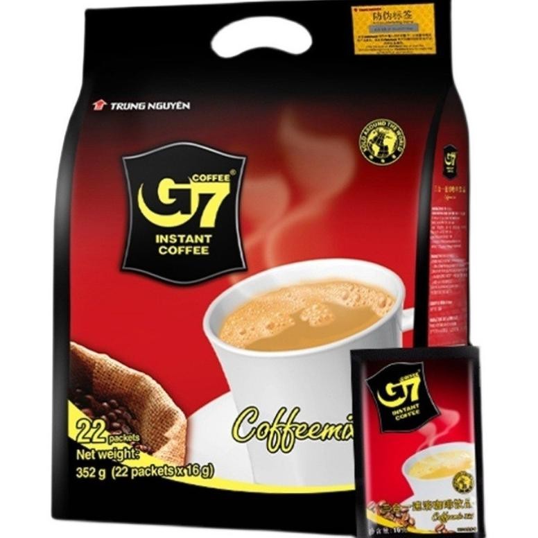 

kopi G7 3in 1 , Strong X2 , black, esspreso Trung nguyen || G7 trung nguyen kopi Vietnam aSt