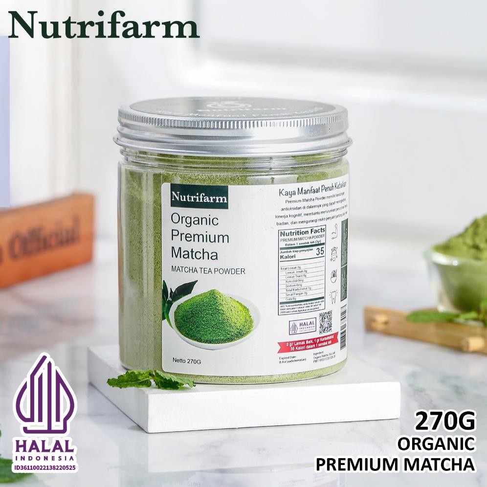 

ORGANIC PREMIUM MATCHA MINUMAN 270G/MATCHA ORGANIC aSt