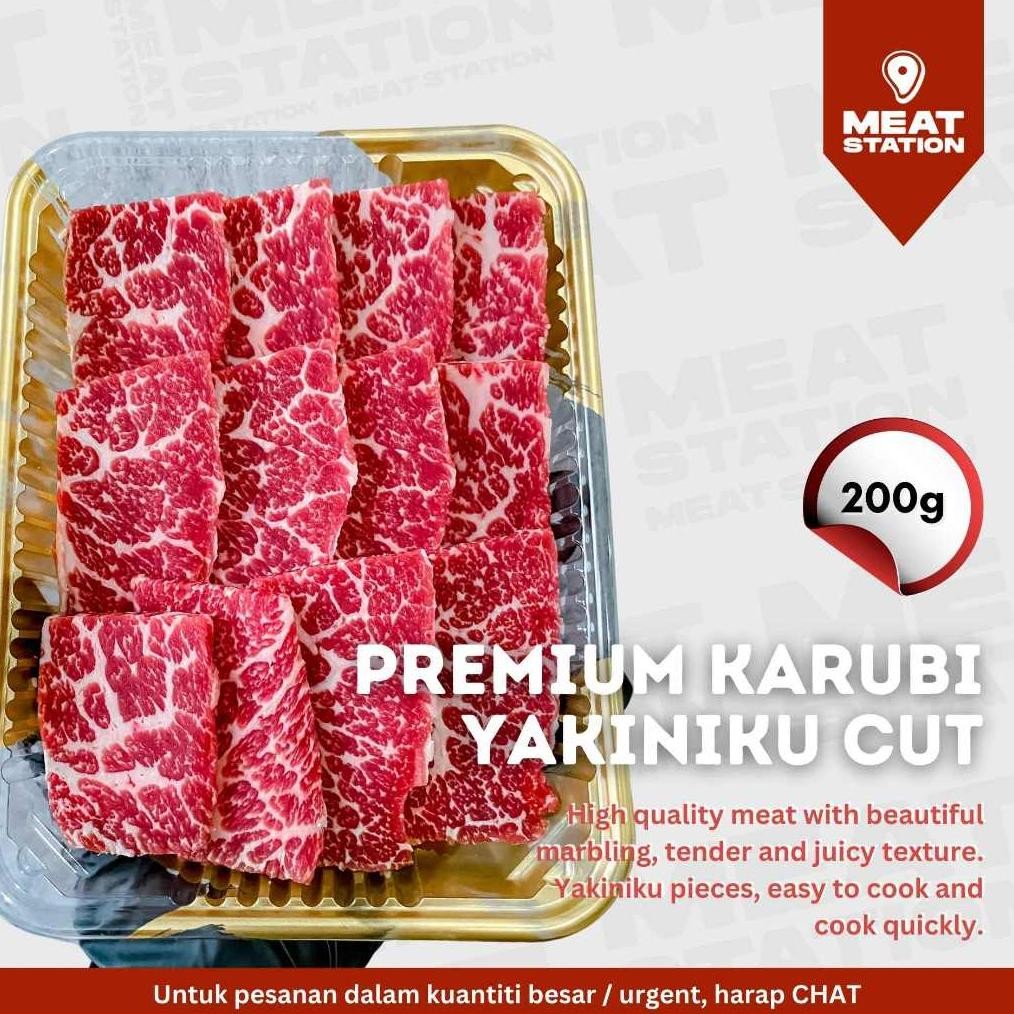 

Premium Karubi Yakiniku Cut 200g / Beef Slice/ Daging Sapi / Daging Shabu-Shabu / Daging Grill aSt