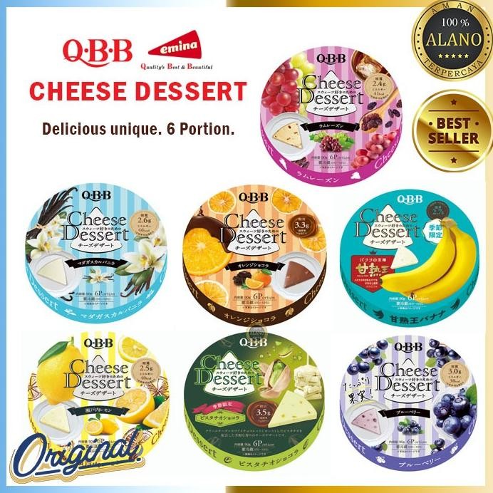 

QBB Cheese Dessert Original Japan Snack Keju 6P aSt