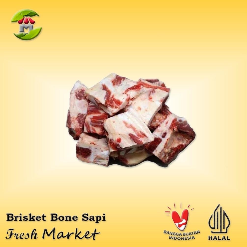 

[JAKBAR] Brisket Bone Tulang Iga Gondrong Sapi Import AUS Pack 450gr - 500gr aSt