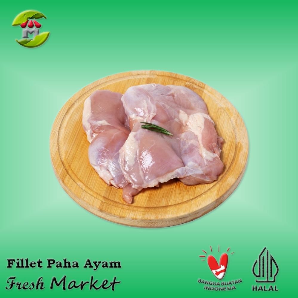 

[JAKPUS] Boneless Fillet Paha Ayam Tanpa Kulit Pack 970gr - 1kg aSt