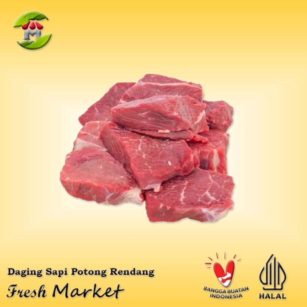 

[JAKBAR] Daging Sapi Lokal Potong Rendang Pack 480gr - 500gr aSt