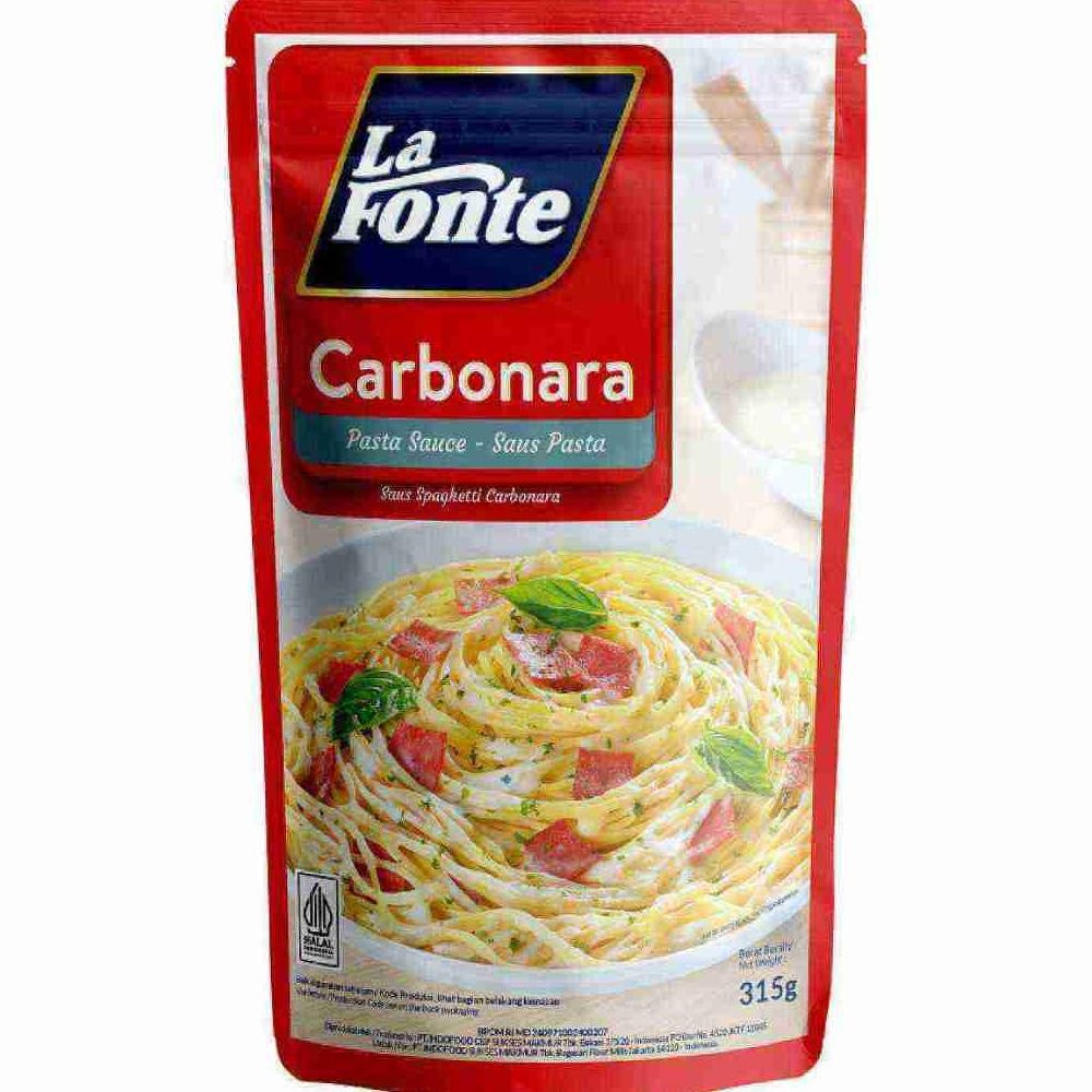 

La Fonte Saus Pasta Carbonara 315gr aSt