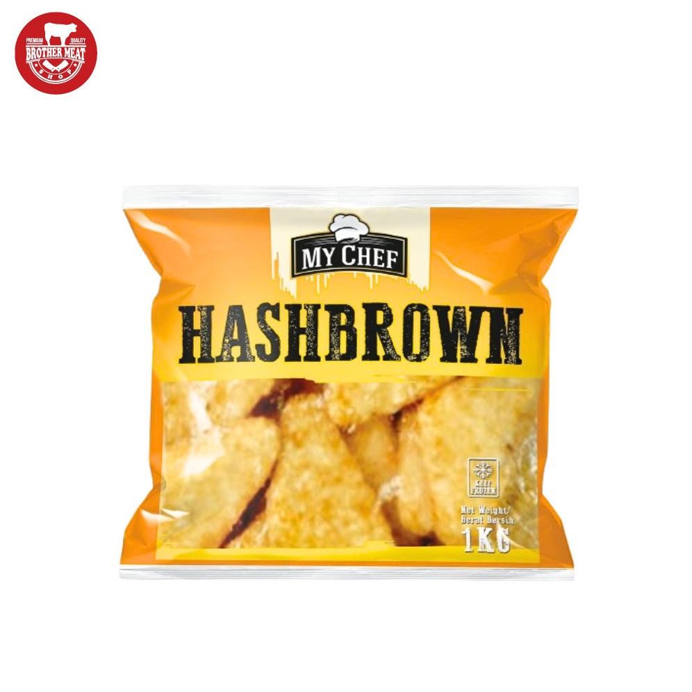 

MY CHEF Hashbrown French Fries 1kg, Kentang Goreng Frozen - Brothermeatshop aSt