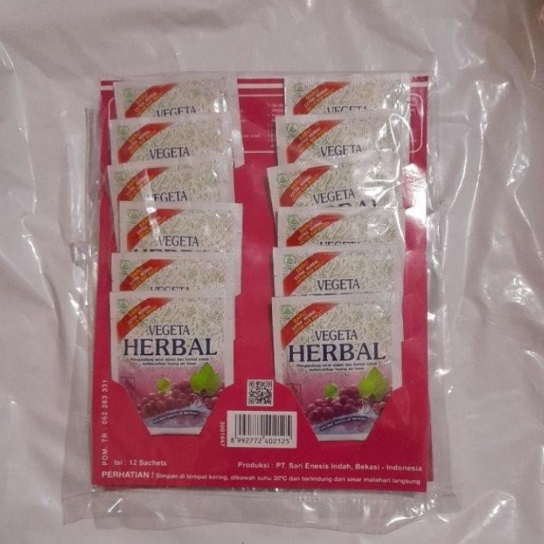 

VEGETA HERBAL ANGGUR isi 12 sachet aSt
