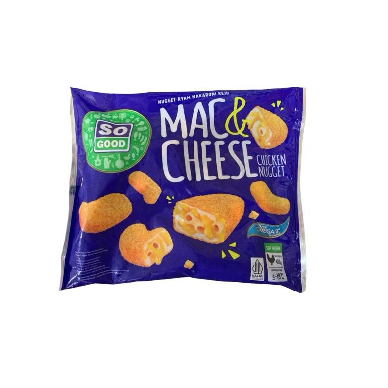 

So Good Naget Mac & Cheese 400 Gr aSt