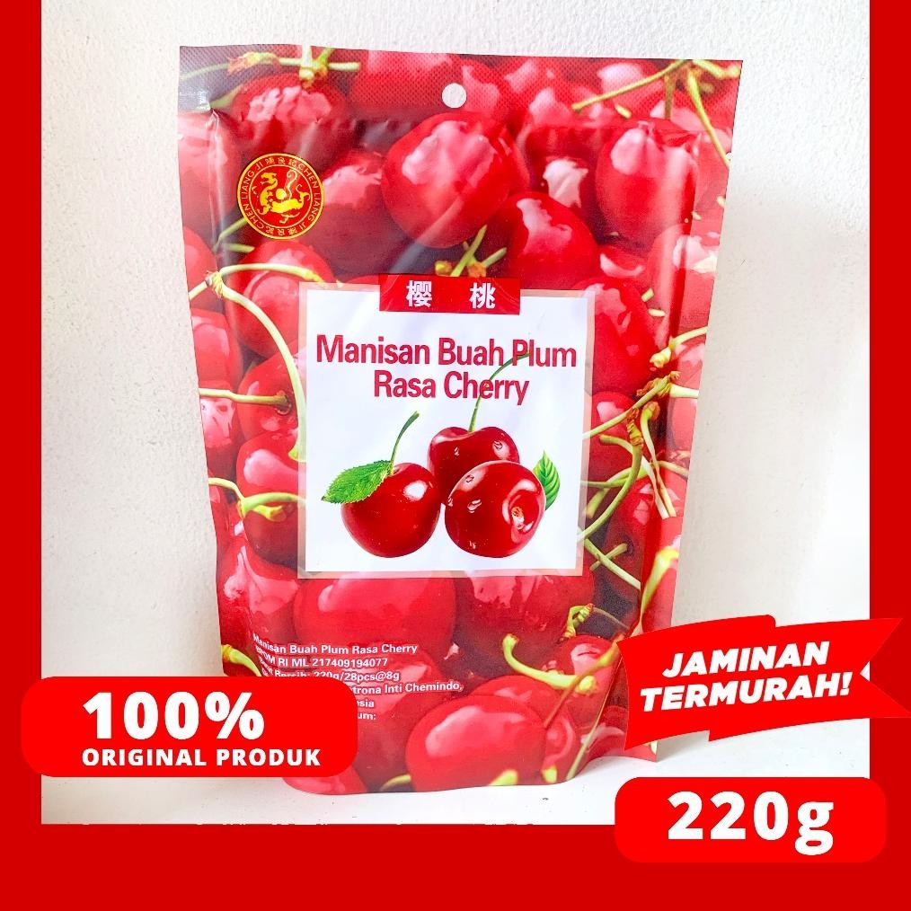 

MANISAN BUAH PLUM BASAH RASA BUAH CHERRY 220 GR CHEN LIANG JI aSt