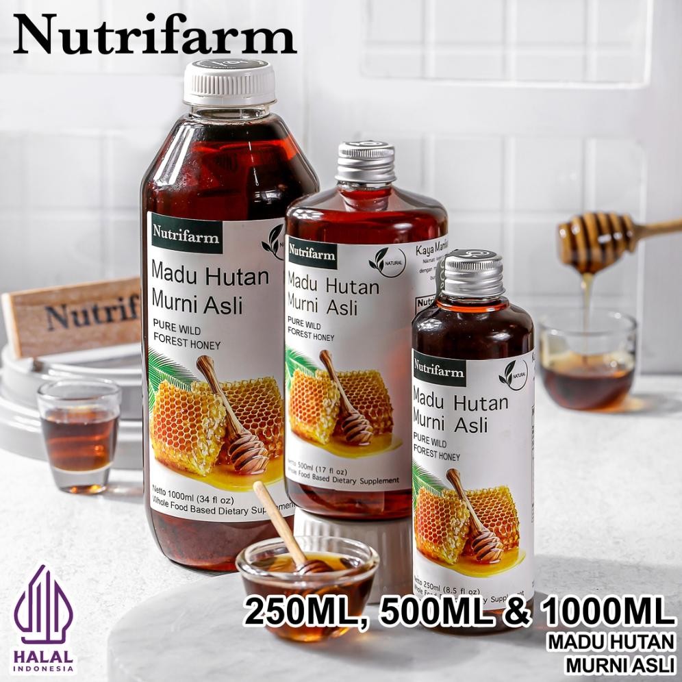 

MADU HUTAN ASLI 100% TANPA CAMPURAN 250ML 500ML 1000ML HALAL BPOM/ MADU HUTAN ORIGINAL ORGANIK/ MADU ASLI 100% TANPA CAMPURAN/ MADU HUTAN/ MADU HUTAN LIAT ORIGINAL 100% MURNI ASLI 100%/ MADU LAMBUNG PALING AMPUH/ MADU TJ MURNI/ MADU ZYMUNI aSt