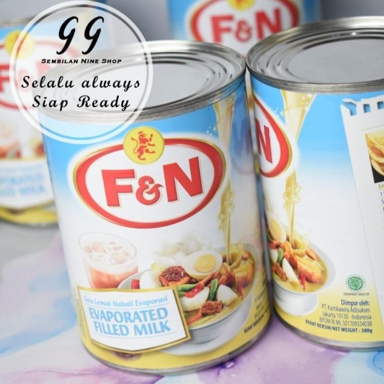 

Susu Evaporasi F&N Evaporated Filled Milk FN 380 gram aSt