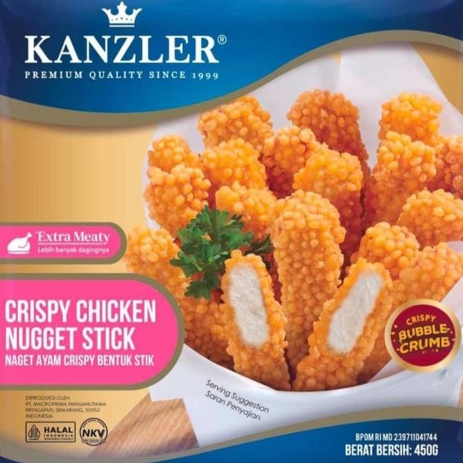 

KANZLER Crispy Chicken Nugget STICK 450gr aSt