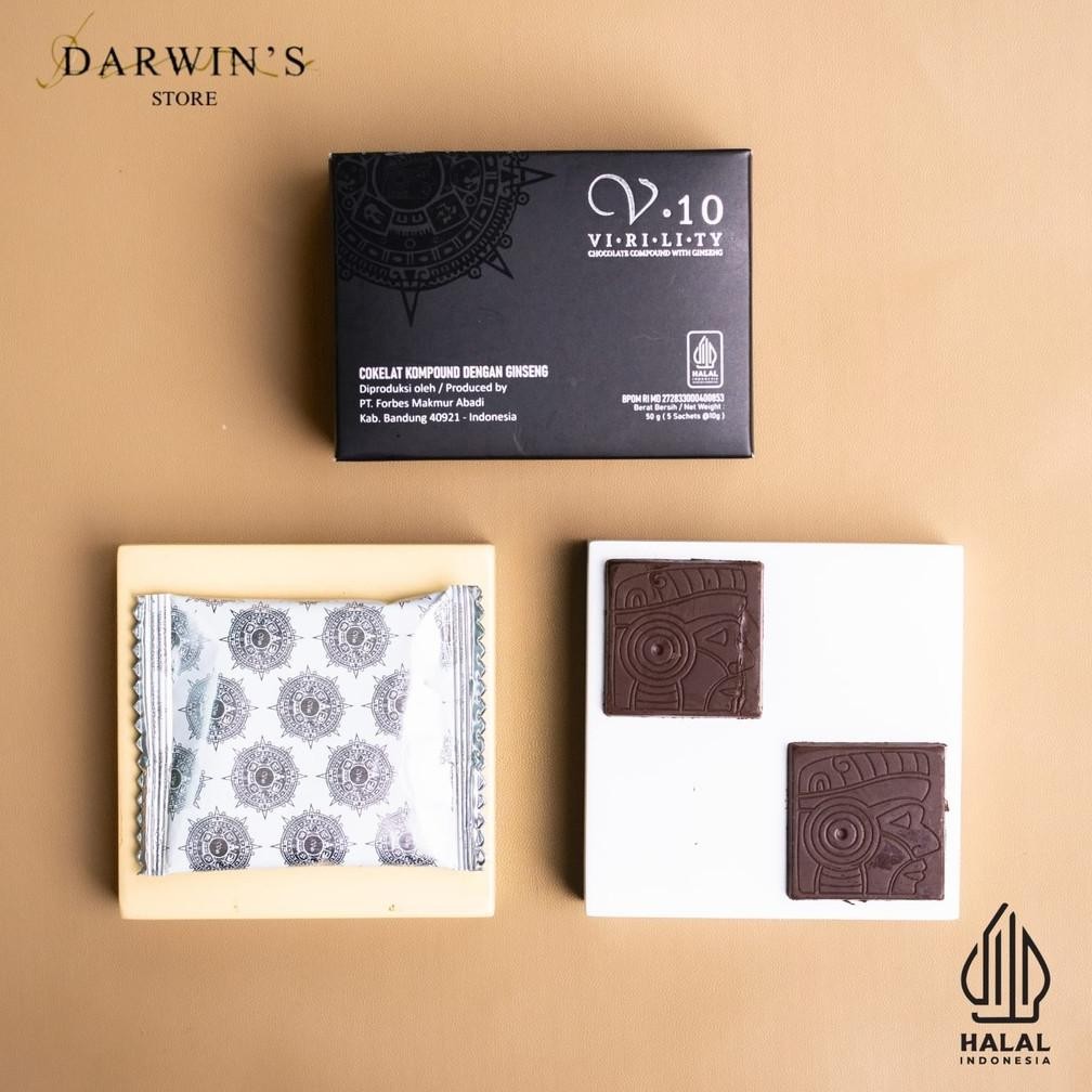 

Coklat V10 Ginseng 1Box Coklat Vten Coklat Original Coklat Pria dan Wanita - Darwins Store aSt