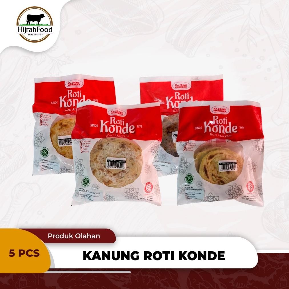 

Kanung Bakery Roti Konde Frozen Canai Maryam Prata 5pcs aSt