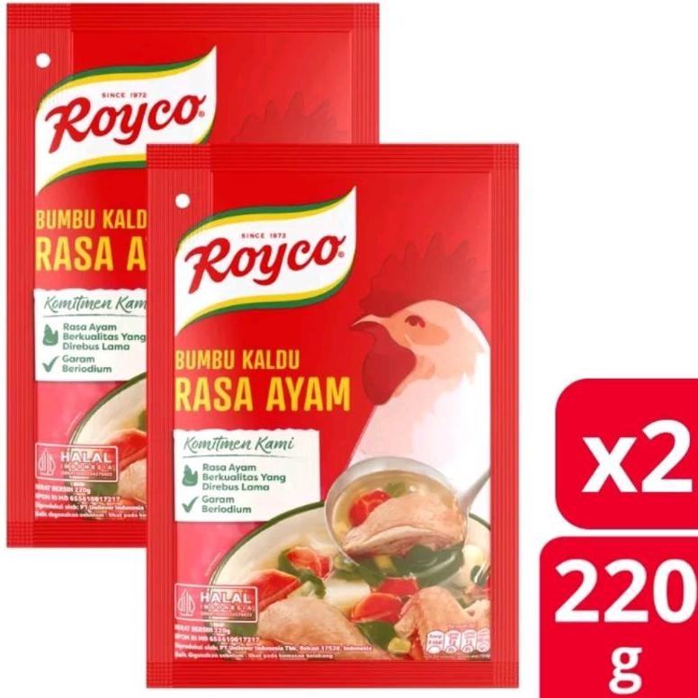 

Royco Bumbu Kaldu Ayam Penyedap Rasa 220gr x 2pcs aSt