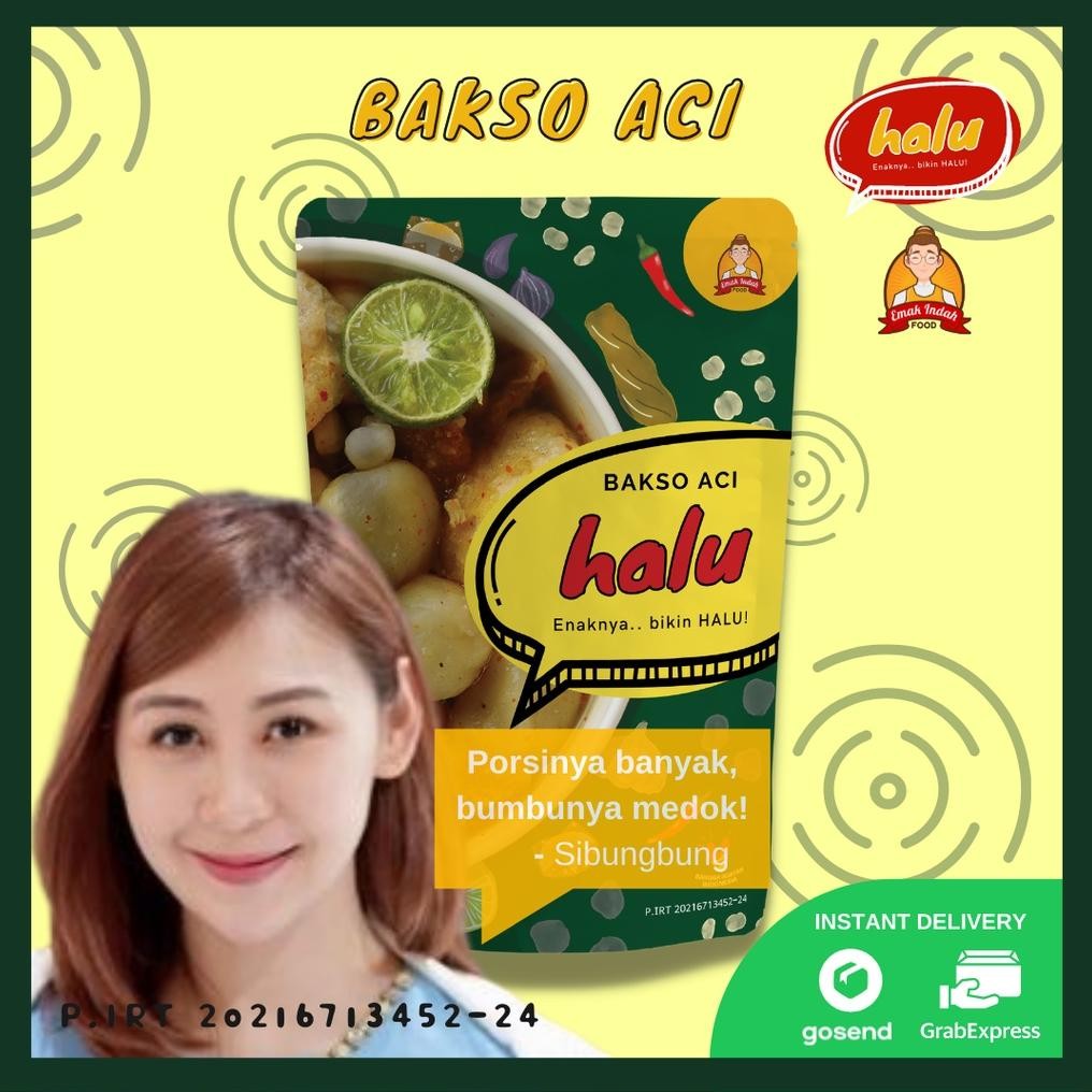 

BASO ACI INSTANT HALU - BAKSO ACI HALU - EMAK INDAH FOOD aSt