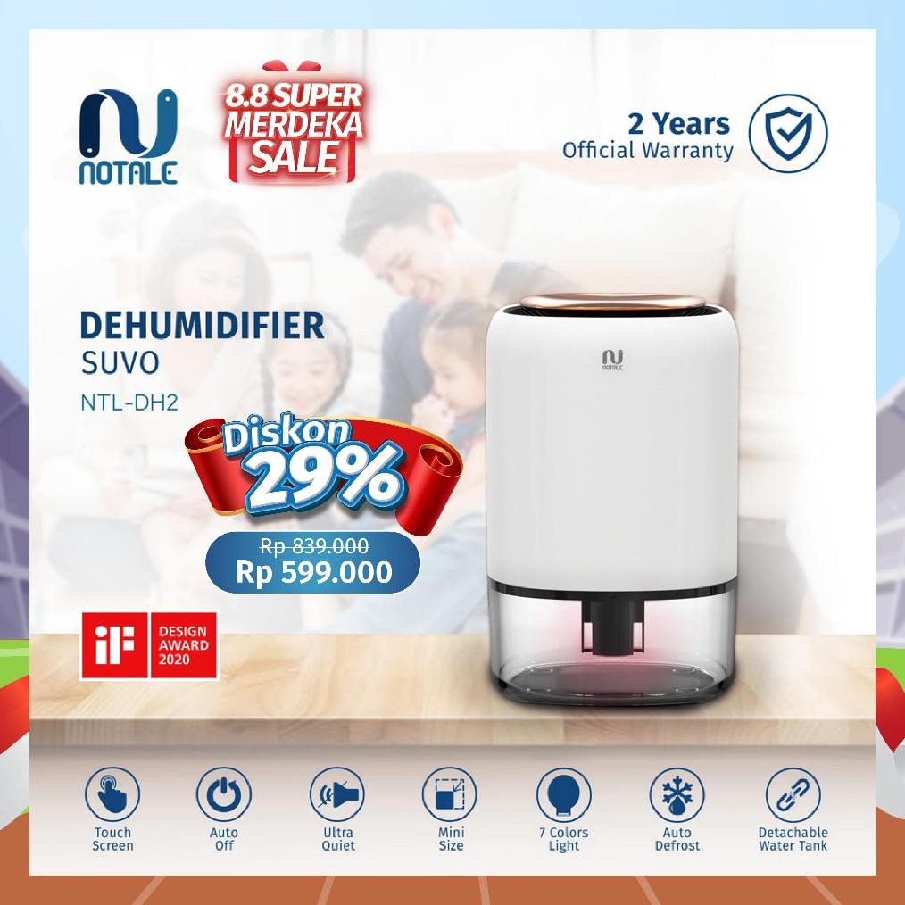 JEAN_ Notale Dehumidifier Suvo Penyerap Lembab Ruangan Dehumidifier Ruangan Dehumidifier Serap Lemba